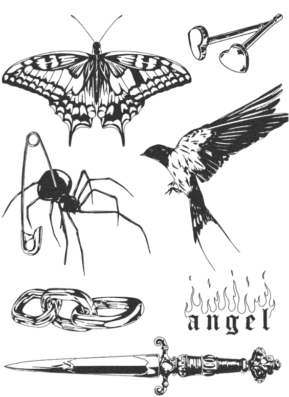Angel's Blade — Patchwork Flash Sheet