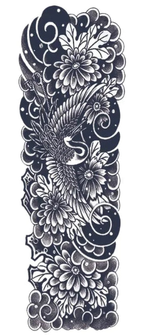 Crane & Clouds - Full Sleeve