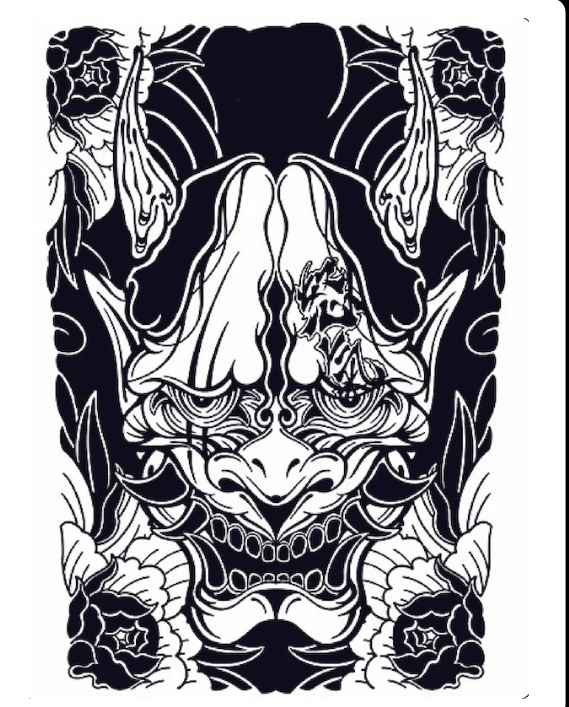 Japanese Oni - Half Sleeve